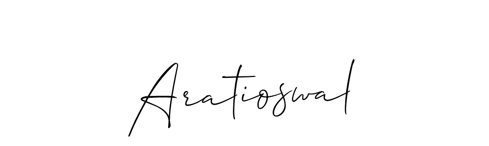 You should practise on your own different ways (Allison_Script) to write your name (Aratioswal) in signature. don't let someone else do it for you. Aratioswal signature style 2 images and pictures png