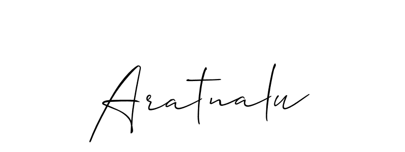 Make a beautiful signature design for name Aratnalu. Use this online signature maker to create a handwritten signature for free. Aratnalu signature style 2 images and pictures png