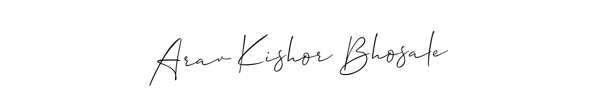 See photos of Arav Kishor Bhosale official signature by Spectra . Check more albums & portfolios. Read reviews & check more about Allison_Script font. Arav Kishor Bhosale signature style 2 images and pictures png