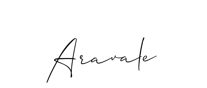 Allison_Script is a professional signature style that is perfect for those who want to add a touch of class to their signature. It is also a great choice for those who want to make their signature more unique. Get Aravale name to fancy signature for free. Aravale signature style 2 images and pictures png