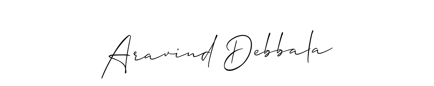 Check out images of Autograph of Aravind Debbala name. Actor Aravind Debbala Signature Style. Allison_Script is a professional sign style online. Aravind Debbala signature style 2 images and pictures png