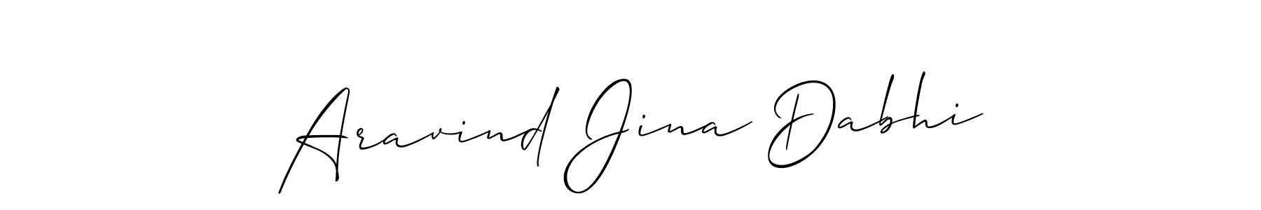 Make a beautiful signature design for name Aravind Jina Dabhi. Use this online signature maker to create a handwritten signature for free. Aravind Jina Dabhi signature style 2 images and pictures png