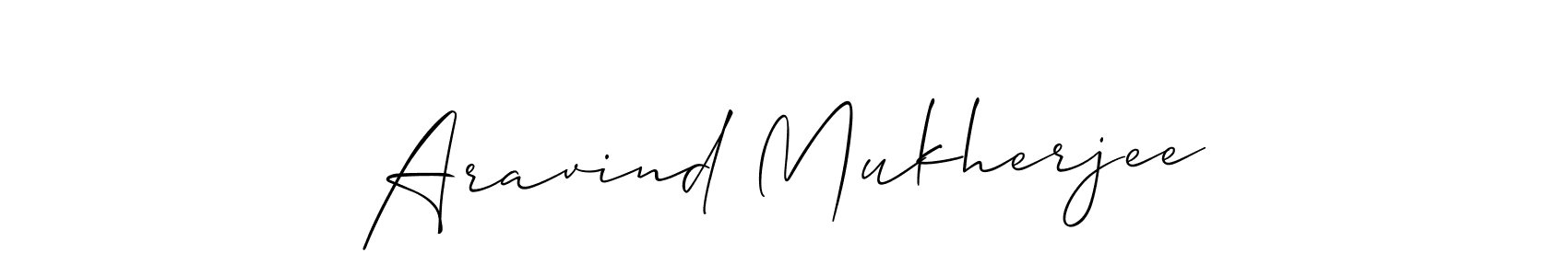 Allison_Script is a professional signature style that is perfect for those who want to add a touch of class to their signature. It is also a great choice for those who want to make their signature more unique. Get Aravind Mukherjee name to fancy signature for free. Aravind Mukherjee signature style 2 images and pictures png