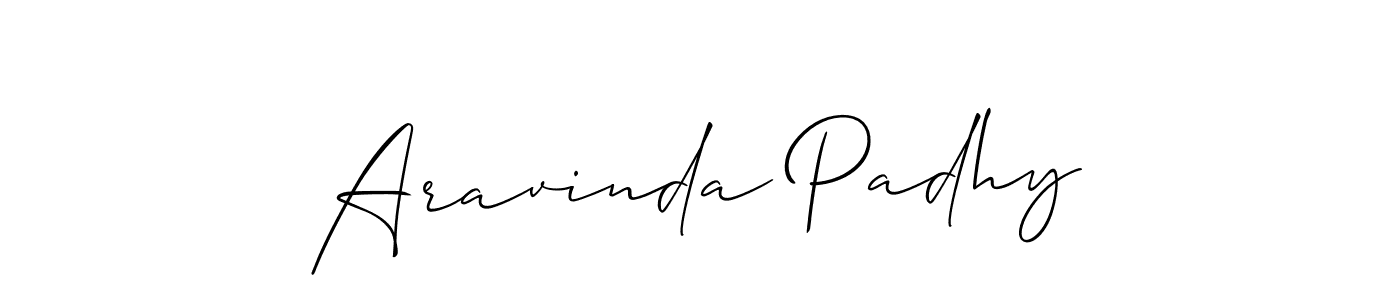 You should practise on your own different ways (Allison_Script) to write your name (Aravinda Padhy) in signature. don't let someone else do it for you. Aravinda Padhy signature style 2 images and pictures png
