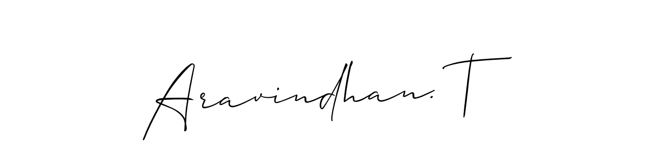 Here are the top 10 professional signature styles for the name Aravindhan. T. These are the best autograph styles you can use for your name. Aravindhan. T signature style 2 images and pictures png