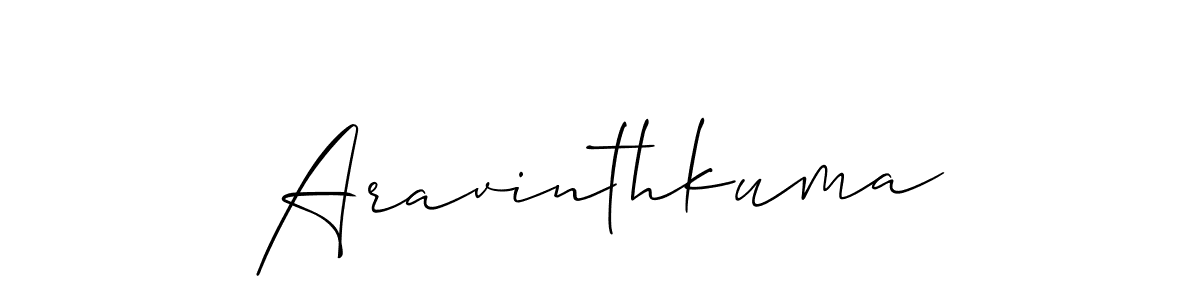 It looks lik you need a new signature style for name Aravinthkuma. Design unique handwritten (Allison_Script) signature with our free signature maker in just a few clicks. Aravinthkuma signature style 2 images and pictures png