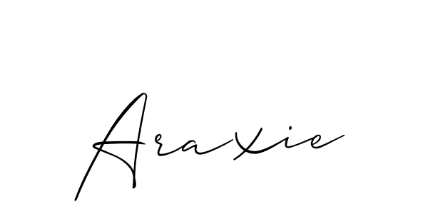 You should practise on your own different ways (Allison_Script) to write your name (Araxie) in signature. don't let someone else do it for you. Araxie signature style 2 images and pictures png