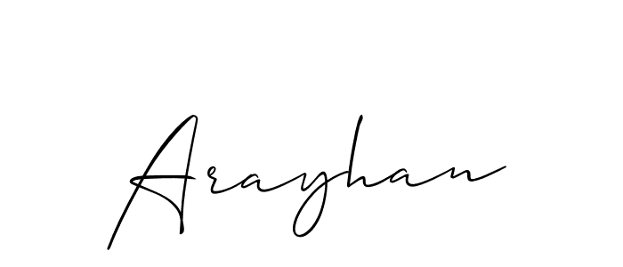 How to Draw Arayhan signature style? Allison_Script is a latest design signature styles for name Arayhan. Arayhan signature style 2 images and pictures png