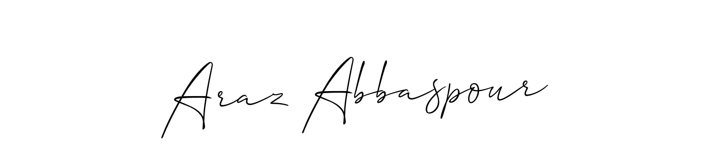 Make a beautiful signature design for name Araz Abbaspour. Use this online signature maker to create a handwritten signature for free. Araz Abbaspour signature style 2 images and pictures png