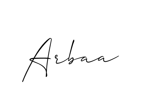 How to Draw Arbaa signature style? Allison_Script is a latest design signature styles for name Arbaa. Arbaa signature style 2 images and pictures png