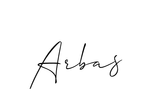 How to make Arbas name signature. Use Allison_Script style for creating short signs online. This is the latest handwritten sign. Arbas signature style 2 images and pictures png