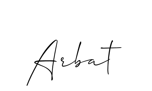 Similarly Allison_Script is the best handwritten signature design. Signature creator online .You can use it as an online autograph creator for name Arbat. Arbat signature style 2 images and pictures png