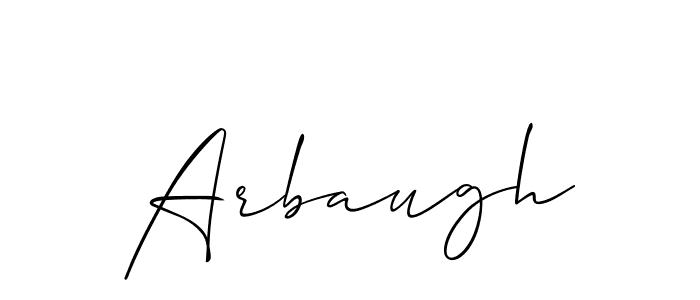It looks lik you need a new signature style for name Arbaugh. Design unique handwritten (Allison_Script) signature with our free signature maker in just a few clicks. Arbaugh signature style 2 images and pictures png