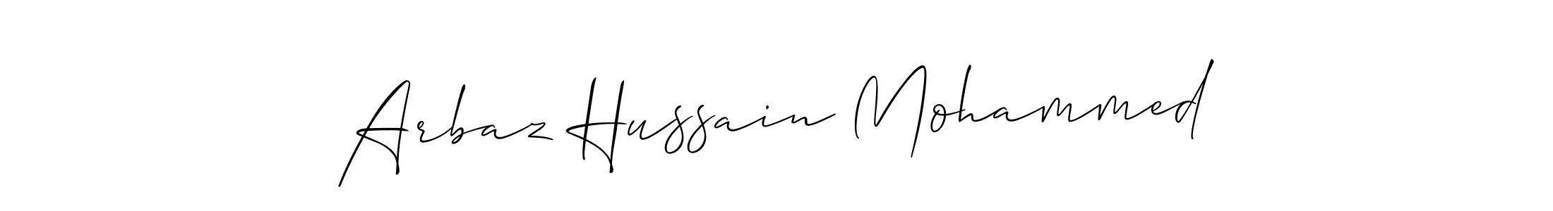 Once you've used our free online signature maker to create your best signature Allison_Script style, it's time to enjoy all of the benefits that Arbaz Hussain Mohammed name signing documents. Arbaz Hussain Mohammed signature style 2 images and pictures png