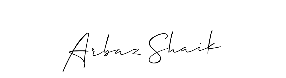 Make a beautiful signature design for name Arbaz Shaik. Use this online signature maker to create a handwritten signature for free. Arbaz Shaik signature style 2 images and pictures png