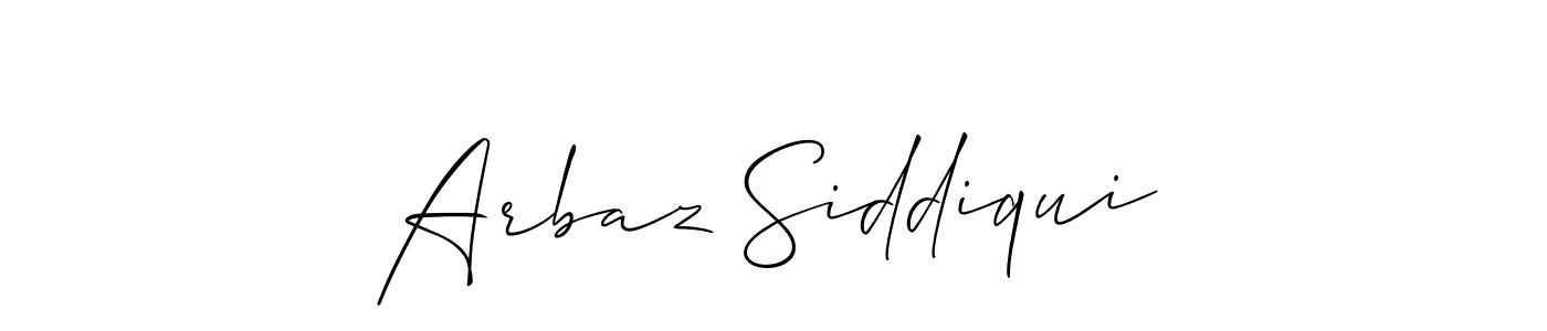 How to Draw Arbaz Siddiqui signature style? Allison_Script is a latest design signature styles for name Arbaz Siddiqui. Arbaz Siddiqui signature style 2 images and pictures png