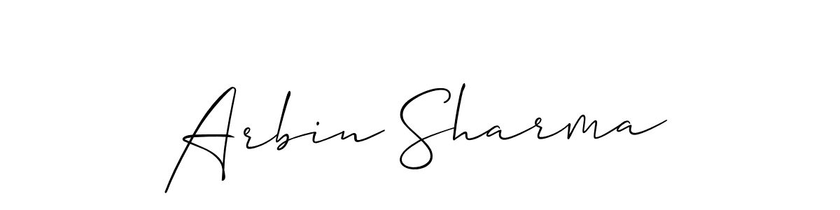 Once you've used our free online signature maker to create your best signature Allison_Script style, it's time to enjoy all of the benefits that Arbin Sharma name signing documents. Arbin Sharma signature style 2 images and pictures png