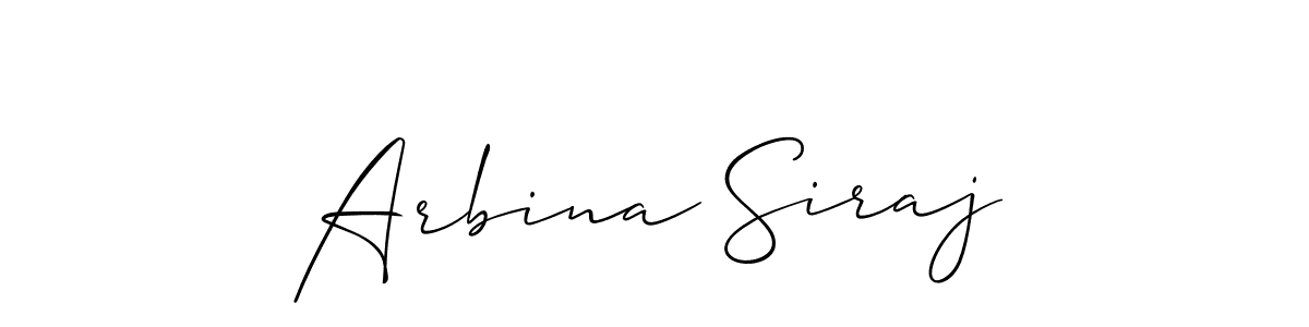 Here are the top 10 professional signature styles for the name Arbina Siraj. These are the best autograph styles you can use for your name. Arbina Siraj signature style 2 images and pictures png