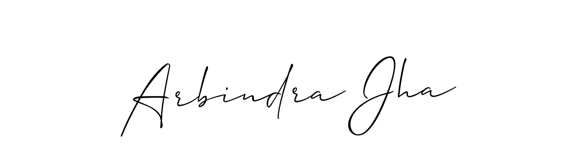 if you are searching for the best signature style for your name Arbindra Jha. so please give up your signature search. here we have designed multiple signature styles  using Allison_Script. Arbindra Jha signature style 2 images and pictures png