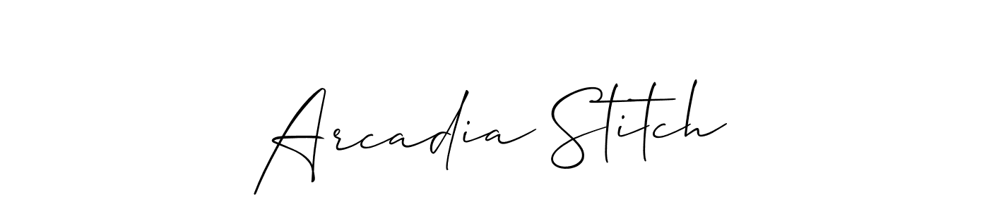 Here are the top 10 professional signature styles for the name Arcadia Stitch. These are the best autograph styles you can use for your name. Arcadia Stitch signature style 2 images and pictures png