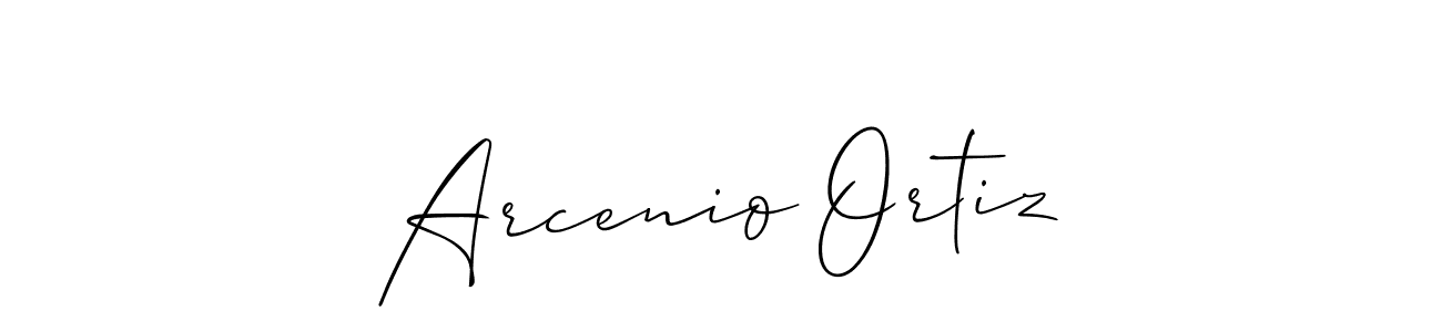 Best and Professional Signature Style for Arcenio Ortiz. Allison_Script Best Signature Style Collection. Arcenio Ortiz signature style 2 images and pictures png
