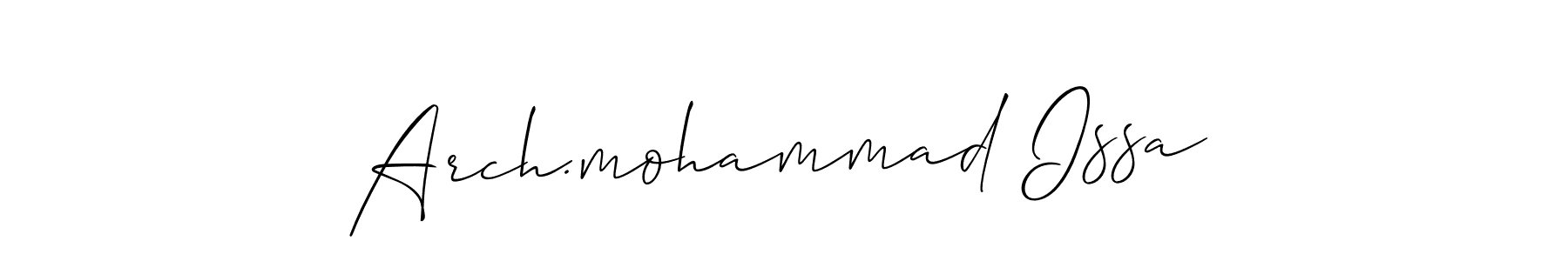 Make a beautiful signature design for name Arch.mohammad Issa. Use this online signature maker to create a handwritten signature for free. Arch.mohammad Issa signature style 2 images and pictures png