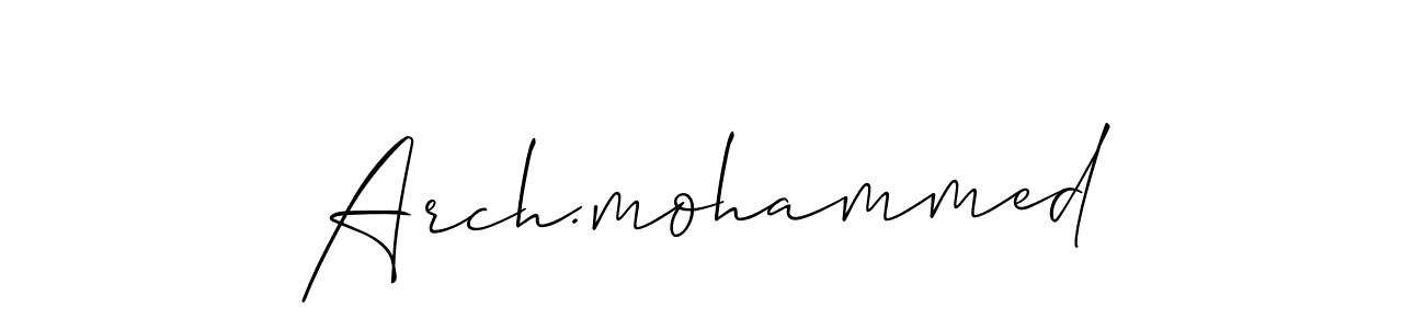 The best way (Allison_Script) to make a short signature is to pick only two or three words in your name. The name Arch.mohammed include a total of six letters. For converting this name. Arch.mohammed signature style 2 images and pictures png