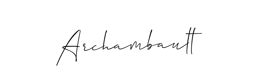 Here are the top 10 professional signature styles for the name Archambault. These are the best autograph styles you can use for your name. Archambault signature style 2 images and pictures png