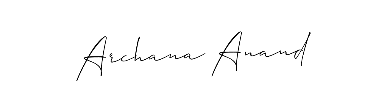 Once you've used our free online signature maker to create your best signature Allison_Script style, it's time to enjoy all of the benefits that Archana Anand name signing documents. Archana Anand signature style 2 images and pictures png