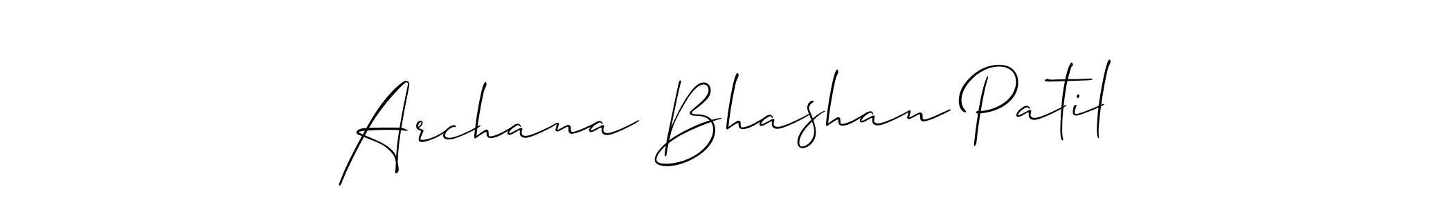 Allison_Script is a professional signature style that is perfect for those who want to add a touch of class to their signature. It is also a great choice for those who want to make their signature more unique. Get Archana Bhashan Patil name to fancy signature for free. Archana Bhashan Patil signature style 2 images and pictures png