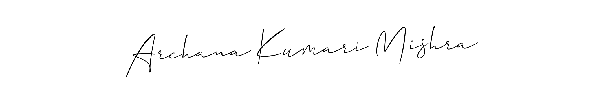 The best way (Allison_Script) to make a short signature is to pick only two or three words in your name. The name Archana Kumari Mishra include a total of six letters. For converting this name. Archana Kumari Mishra signature style 2 images and pictures png