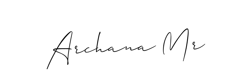 It looks lik you need a new signature style for name Archana Mr. Design unique handwritten (Allison_Script) signature with our free signature maker in just a few clicks. Archana Mr signature style 2 images and pictures png
