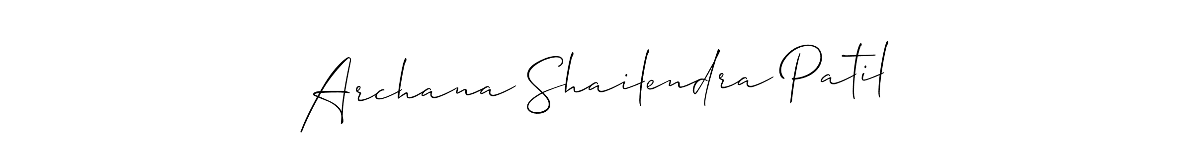 Archana Shailendra Patil stylish signature style. Best Handwritten Sign (Allison_Script) for my name. Handwritten Signature Collection Ideas for my name Archana Shailendra Patil. Archana Shailendra Patil signature style 2 images and pictures png