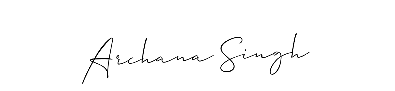 It looks lik you need a new signature style for name Archana Singh. Design unique handwritten (Allison_Script) signature with our free signature maker in just a few clicks. Archana Singh signature style 2 images and pictures png