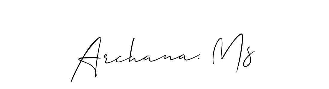 Best and Professional Signature Style for Archana. Ms. Allison_Script Best Signature Style Collection. Archana. Ms signature style 2 images and pictures png