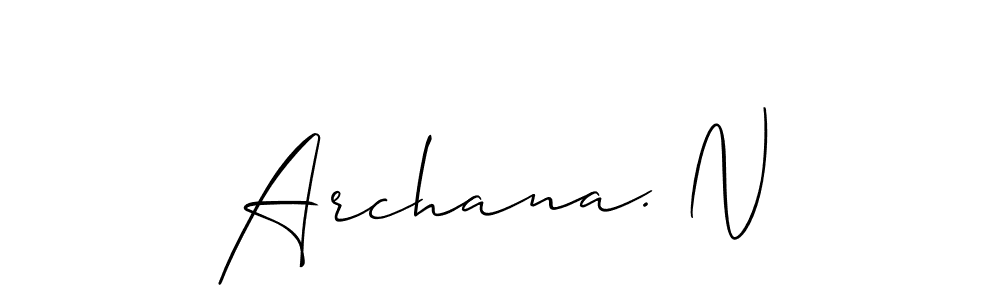How to Draw Archana. N signature style? Allison_Script is a latest design signature styles for name Archana. N. Archana. N signature style 2 images and pictures png