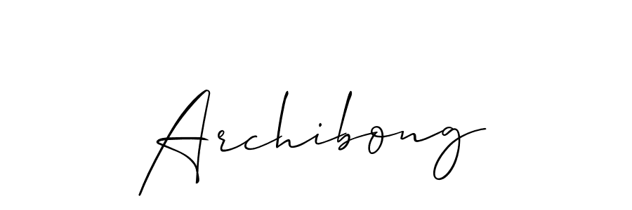 How to Draw Archibong signature style? Allison_Script is a latest design signature styles for name Archibong. Archibong signature style 2 images and pictures png