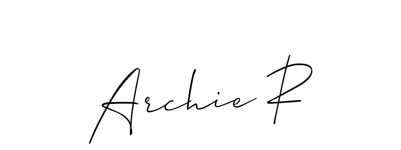Best and Professional Signature Style for Archie R. Allison_Script Best Signature Style Collection. Archie R signature style 2 images and pictures png