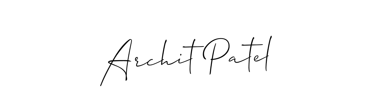 Check out images of Autograph of Archit Patel name. Actor Archit Patel Signature Style. Allison_Script is a professional sign style online. Archit Patel signature style 2 images and pictures png
