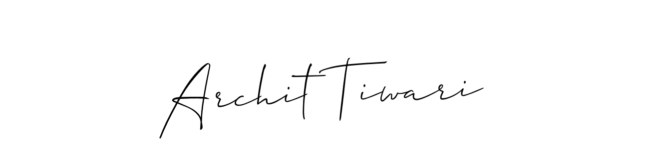How to Draw Archit Tiwari signature style? Allison_Script is a latest design signature styles for name Archit Tiwari. Archit Tiwari signature style 2 images and pictures png