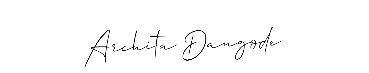 Check out images of Autograph of Archita Dangode name. Actor Archita Dangode Signature Style. Allison_Script is a professional sign style online. Archita Dangode signature style 2 images and pictures png