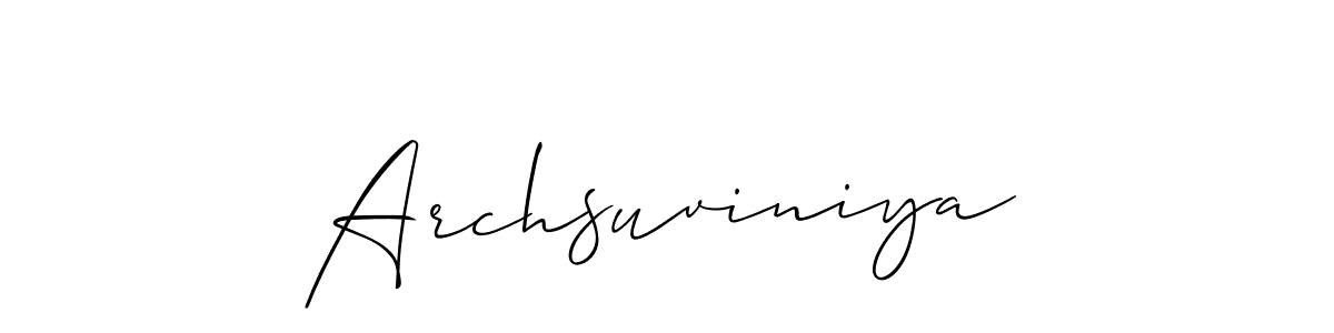 This is the best signature style for the Archsuviniya name. Also you like these signature font (Allison_Script). Mix name signature. Archsuviniya signature style 2 images and pictures png