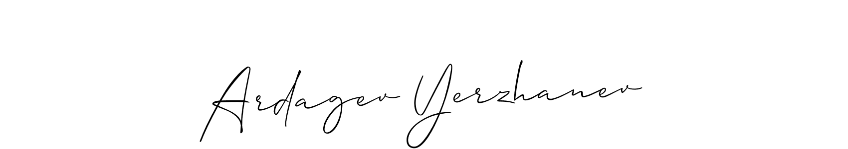 Here are the top 10 professional signature styles for the name Ardagev Yerzhanev. These are the best autograph styles you can use for your name. Ardagev Yerzhanev signature style 2 images and pictures png