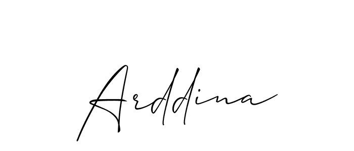 Here are the top 10 professional signature styles for the name Arddina. These are the best autograph styles you can use for your name. Arddina signature style 2 images and pictures png