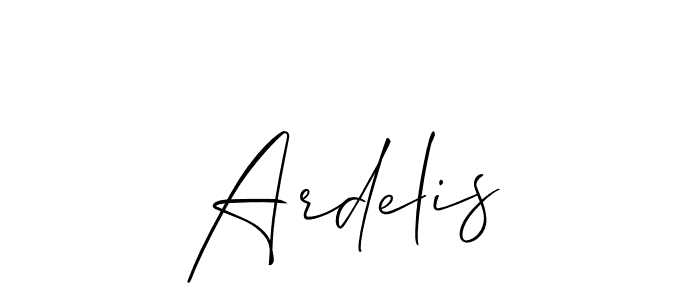 if you are searching for the best signature style for your name Ardelis. so please give up your signature search. here we have designed multiple signature styles  using Allison_Script. Ardelis signature style 2 images and pictures png