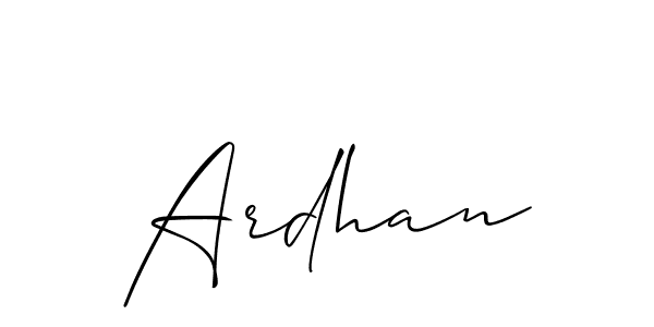 Also You can easily find your signature by using the search form. We will create Ardhan name handwritten signature images for you free of cost using Allison_Script sign style. Ardhan signature style 2 images and pictures png