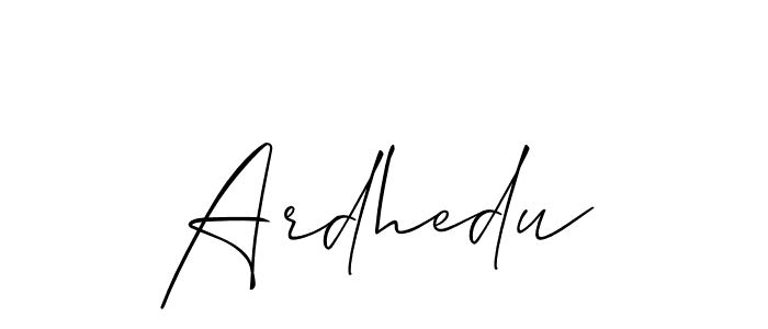 Make a short Ardhedu signature style. Manage your documents anywhere anytime using Allison_Script. Create and add eSignatures, submit forms, share and send files easily. Ardhedu signature style 2 images and pictures png