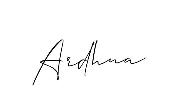 Allison_Script is a professional signature style that is perfect for those who want to add a touch of class to their signature. It is also a great choice for those who want to make their signature more unique. Get Ardhna name to fancy signature for free. Ardhna signature style 2 images and pictures png