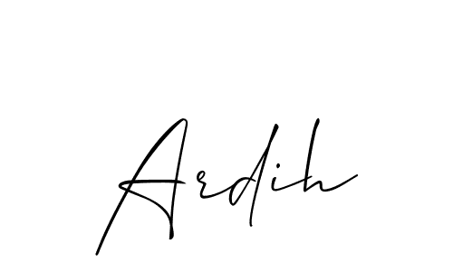 Once you've used our free online signature maker to create your best signature Allison_Script style, it's time to enjoy all of the benefits that Ardih name signing documents. Ardih signature style 2 images and pictures png