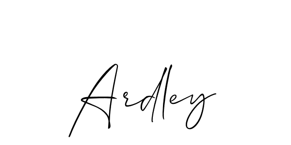 Also we have Ardley name is the best signature style. Create professional handwritten signature collection using Allison_Script autograph style. Ardley signature style 2 images and pictures png